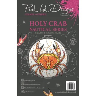 (PI045)Pink Ink Desings Holy Crab