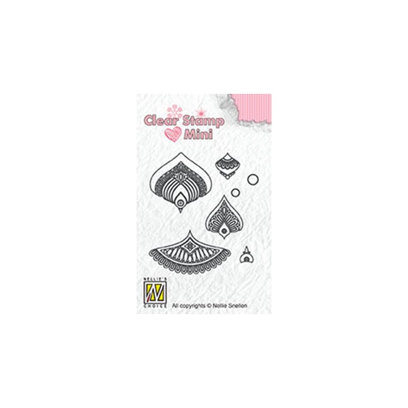(MAFS014)Nellie's Choice Clear stamps Flower-1