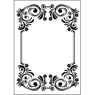 Embossing folder Fancy Frame (CTFD 3093)