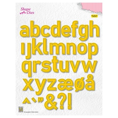 (SD176)Nellie's Shape Dies alphabet large