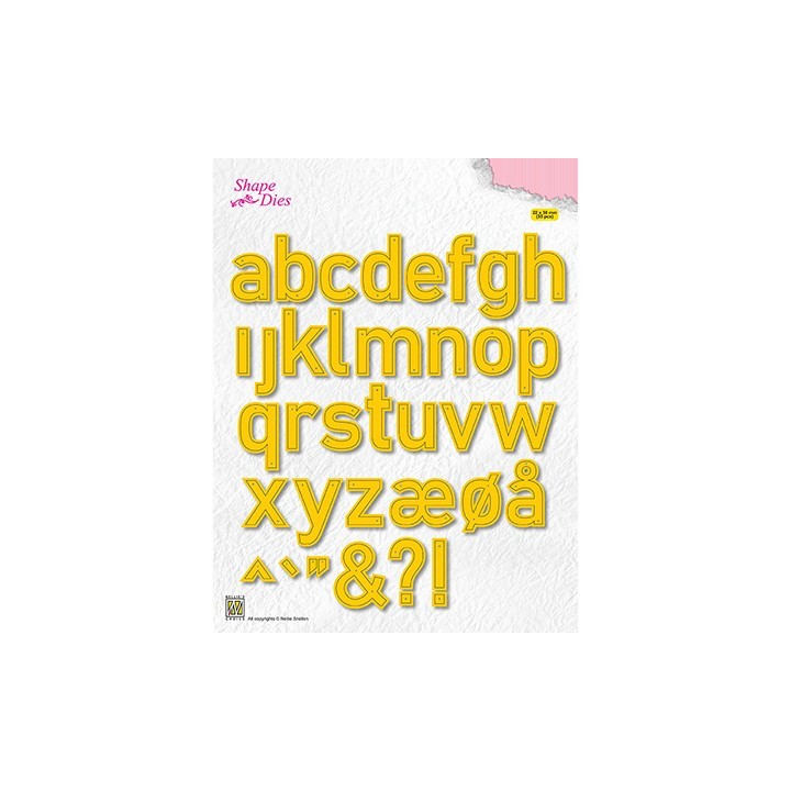 (SD176)Nellie's Shape Dies alphabet large