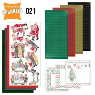 (SPDO021)Sparkles Set 21 - Family Christmas