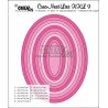 (CLNestXXL09)Crealies Crea-nest-dies XXL no. 9 die oval basic