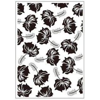 Embossing folder tropical flowers (CTFD 3061)