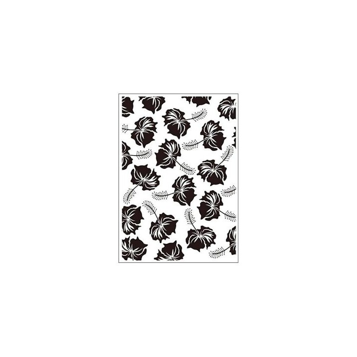 Embossing folder tropical flowers (CTFD 3061)