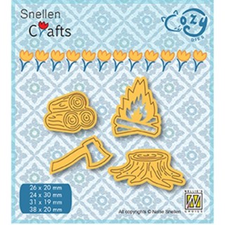 (SCCOD010)Snellen Crafts Cozy dies: Fire