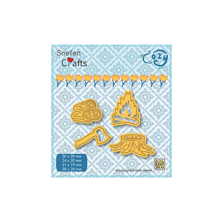 (SCCOD010)Snellen Crafts Cozy dies: Fire