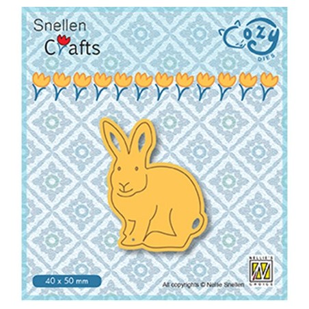 (SCCOD014)Snellen Crafts Cozy dies: Rabbit