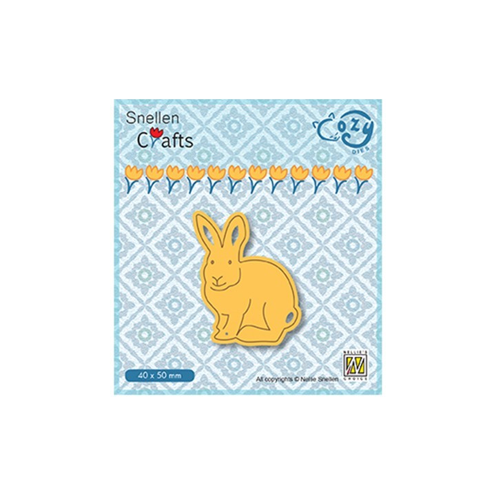 (SCCOD014)Snellen Crafts Cozy dies: Rabbit