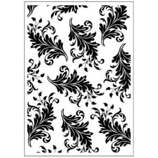 Embossing folder leaves (CTFD 3060)