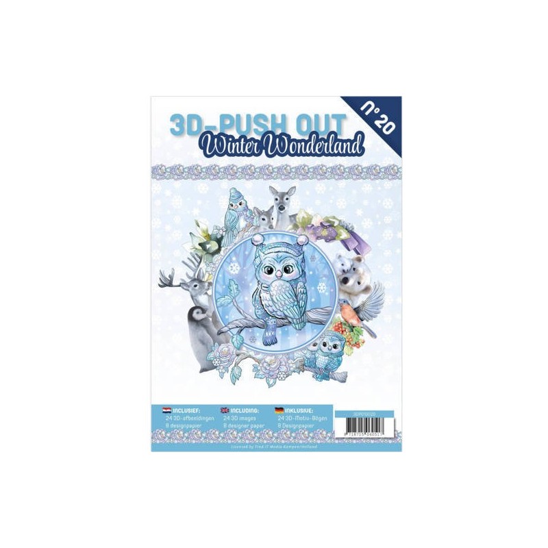 (3DPO10020)3D Pushout Book 20 Winter Wonderland