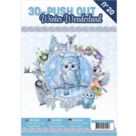 (3DPO10020)3D Pushout Book 20 Winter Wonderland