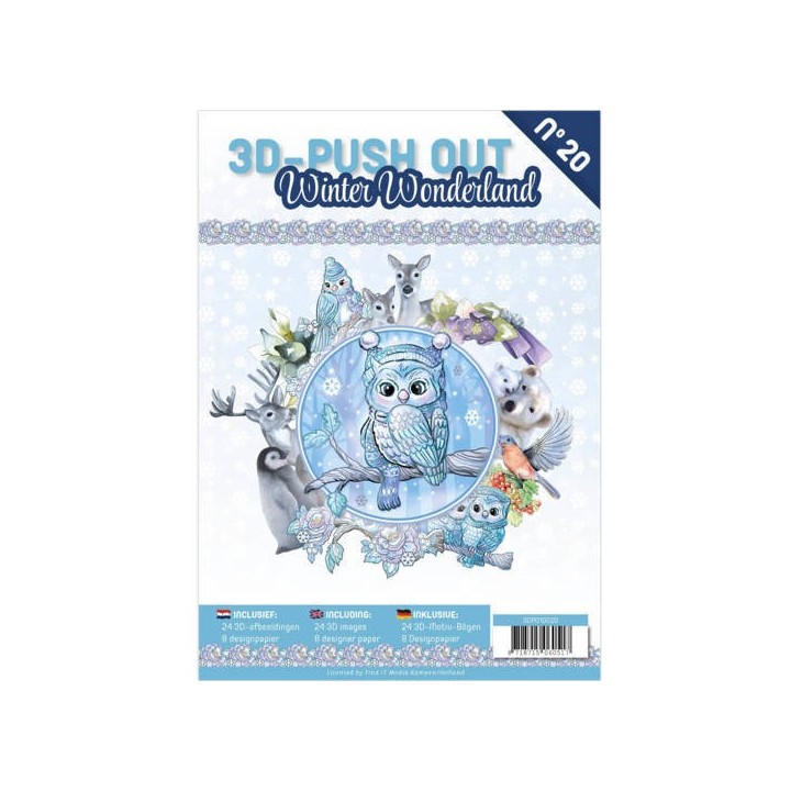 (3DPO10020)3D Pushout Book 20 Winter Wonderland