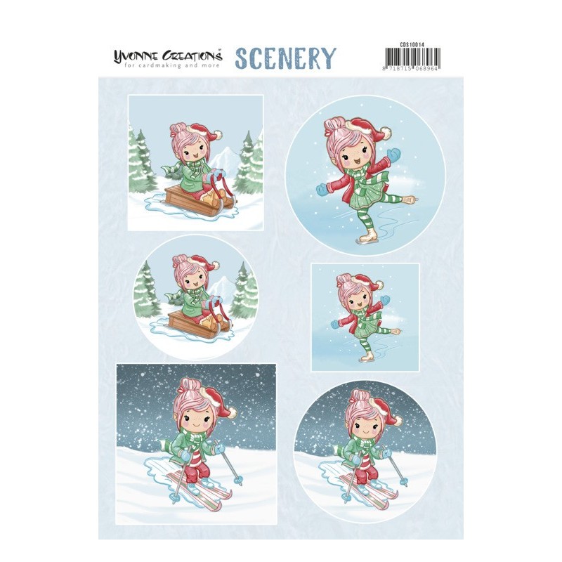 (CDS10014)Scenery - Yvonne Creations Lola - Winter