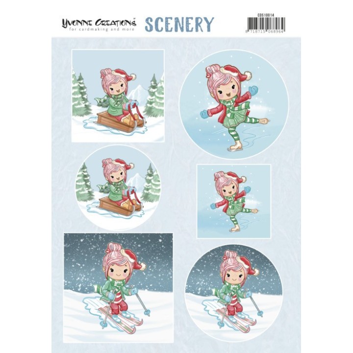(CDS10014)Scenery - Yvonne Creations Lola - Winter