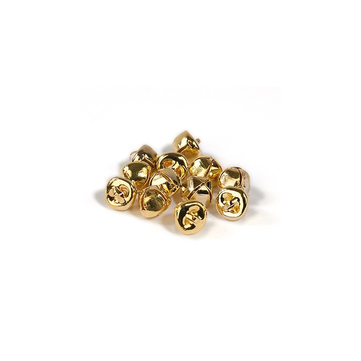 (12239-3912) Bells gold 10mm 12pcs