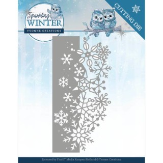 (YCD10189)Dies - Yvonne Creations - Sparkling Winter - Sparkling Border