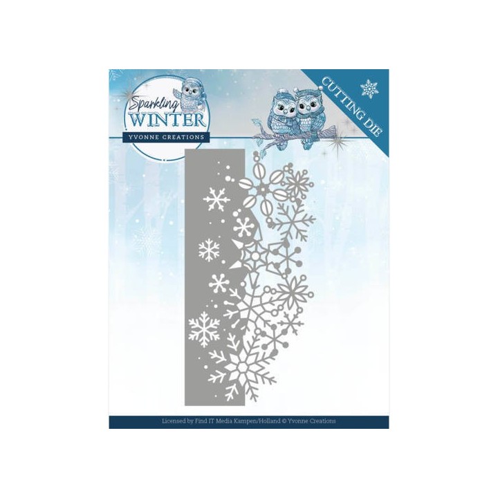 (YCD10189)Dies - Yvonne Creations - Sparkling Winter - Sparkling Border
