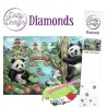 (DDD10002)Dotty Designs Diamonds - Panda Bears
