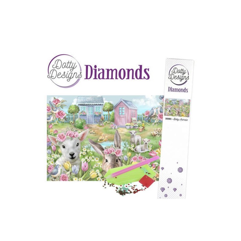 (DDD10003)Dotty Designs Diamonds - Baby Animals