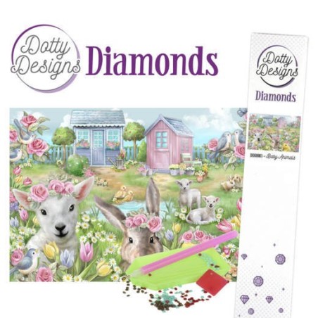 (DDD10003)Dotty Designs Diamonds - Baby Animals