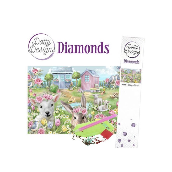 (DDD10003)Dotty Designs Diamonds - Baby Animals