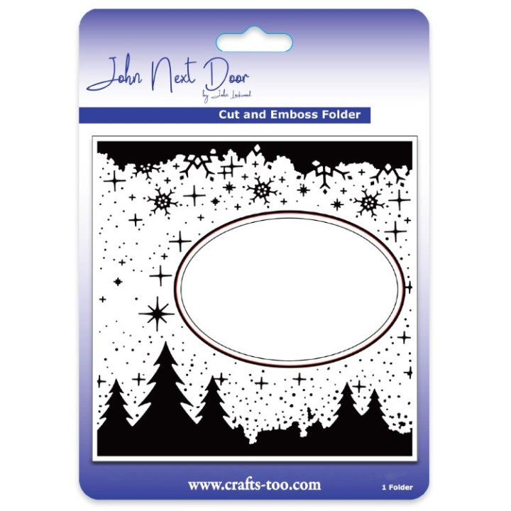 (JNDEF3011)John Next Door Cut and Emboss Folders - Woodland Scene