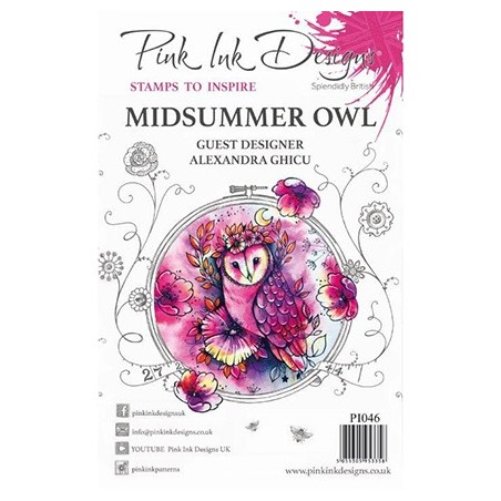 (PI046)Pink Ink Desings Midsummer Owl