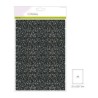 (001290/0170)CraftEmotions glitterpapier 5 vel zwart +/- 29x21cm 120gr