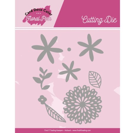 (CDCCD10001)Dies - Yvonne Creations - Floral Pink - Floral Pink Flowers