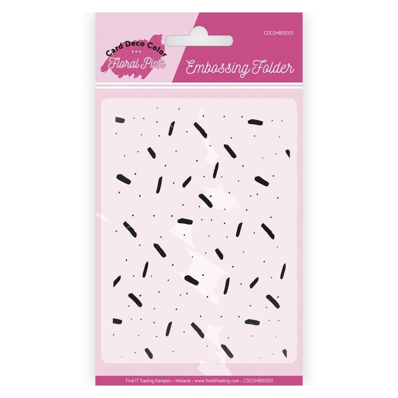 (CDCEMB10001)Embossing Folder - Yvonne Creations - Floral Pink