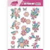 (SB10413)3D Pushout - Yvonne Creations - Floral Pink (Kitschy Lala) - Kitchy Flowers
