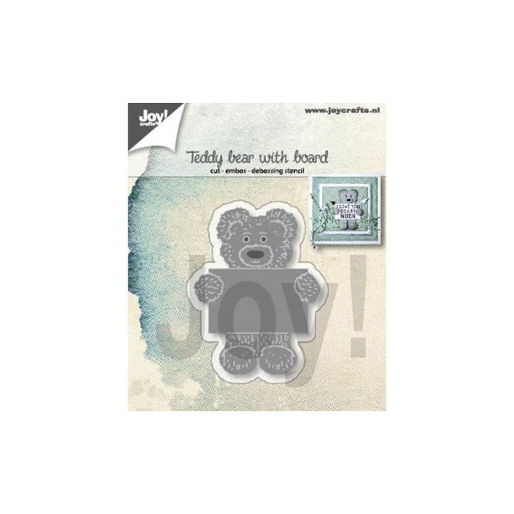 (6002/1308)Cutting embossing debossing dies Teddy bear with board