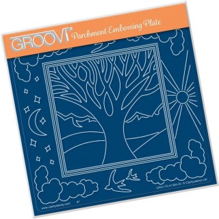 (GRO-TR-41394-03)Groovi Plate A5 PANORAMIC ONE TREE