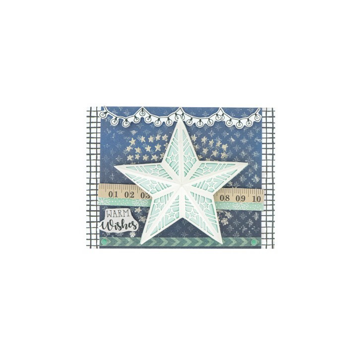 (STENCILWJ232)Studio Light Cutting & Embossing Die Winter Joys nr.232