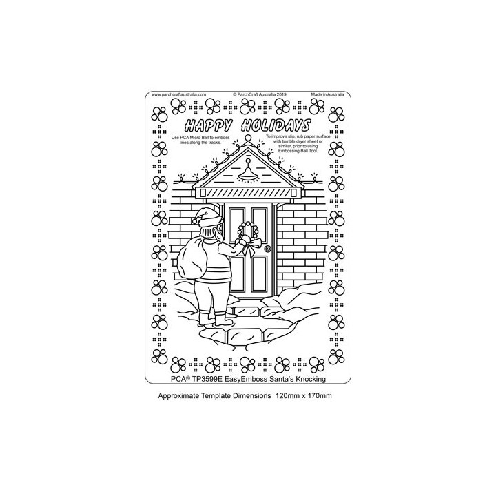 (TP3599E)PCA® - EasyEmboss Santa's Knocking