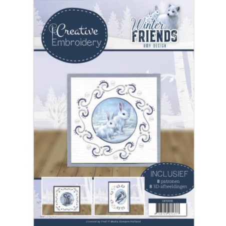 (CB10008)Creative Embroidery 8 - Amy Design - Winter Friends
