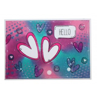 (6410/0497)Clear stamp Hello