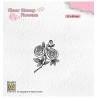 (FLO026)Nellie`s Choice Clearstamp - Rose twig