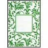 Embossing folder floral frame (CTFD 3047)