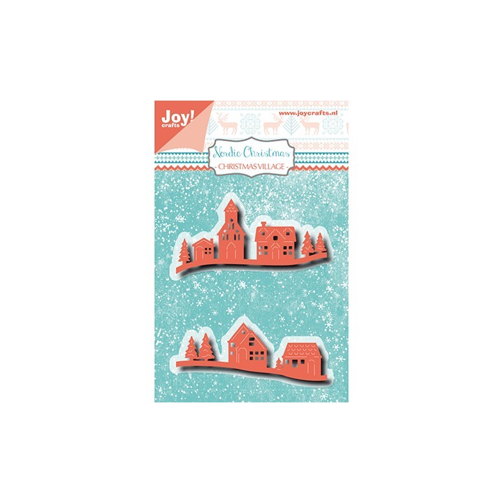 (6002/1424)Cutting embossing dies Christmas village