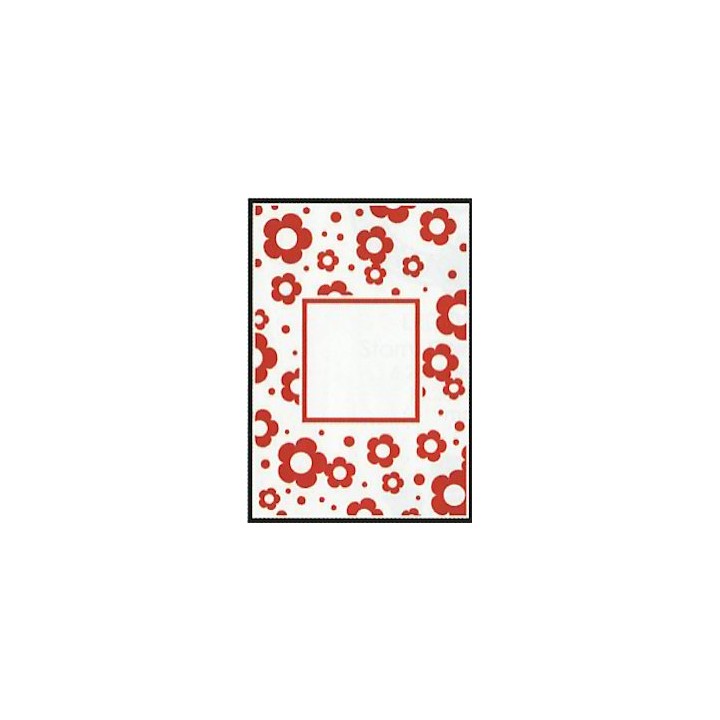 Embossing folder flowers frame (CTFD 3044)