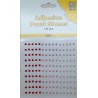 (APS301)Nellie`s Choice Adhesive pearls 3mm Red - Pink