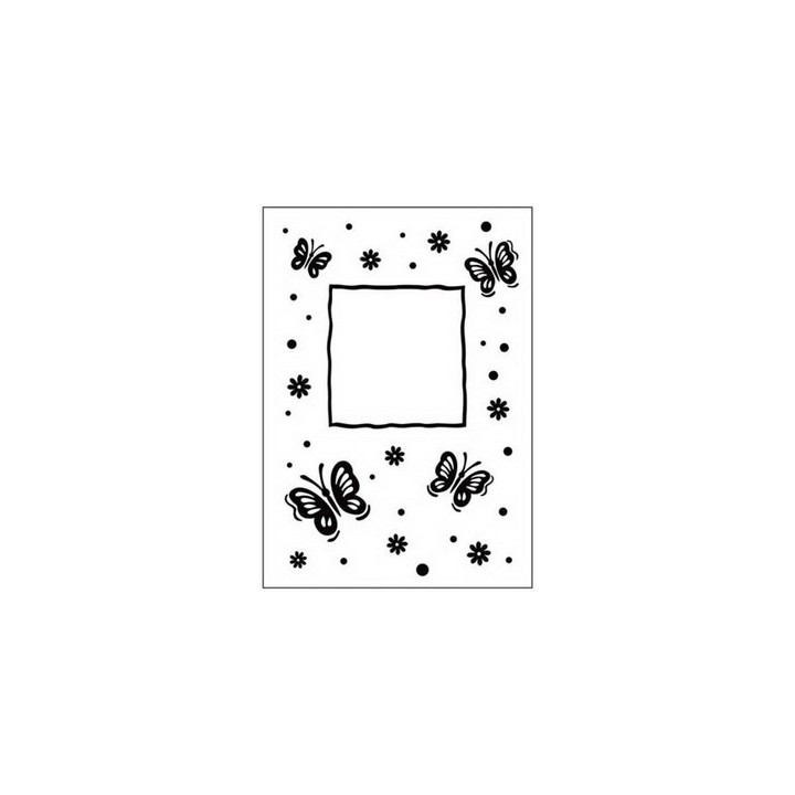 Embossing folder butterfly frame (CTFD 3040)