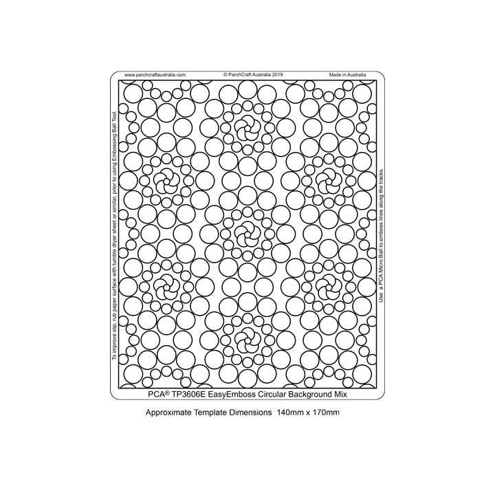 (TP3606E)PCA® - EasyEmboss Circular Background Mix