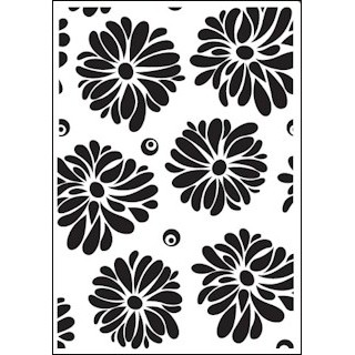 Embossing folder flowers (CTFD 3027)