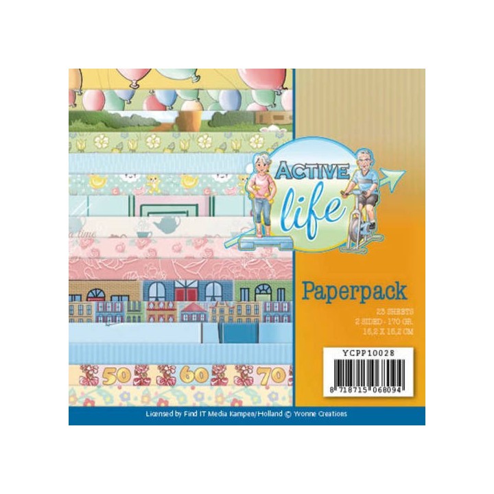 (YCPP10028)Paperpack - Yvonne Creations - Active Life