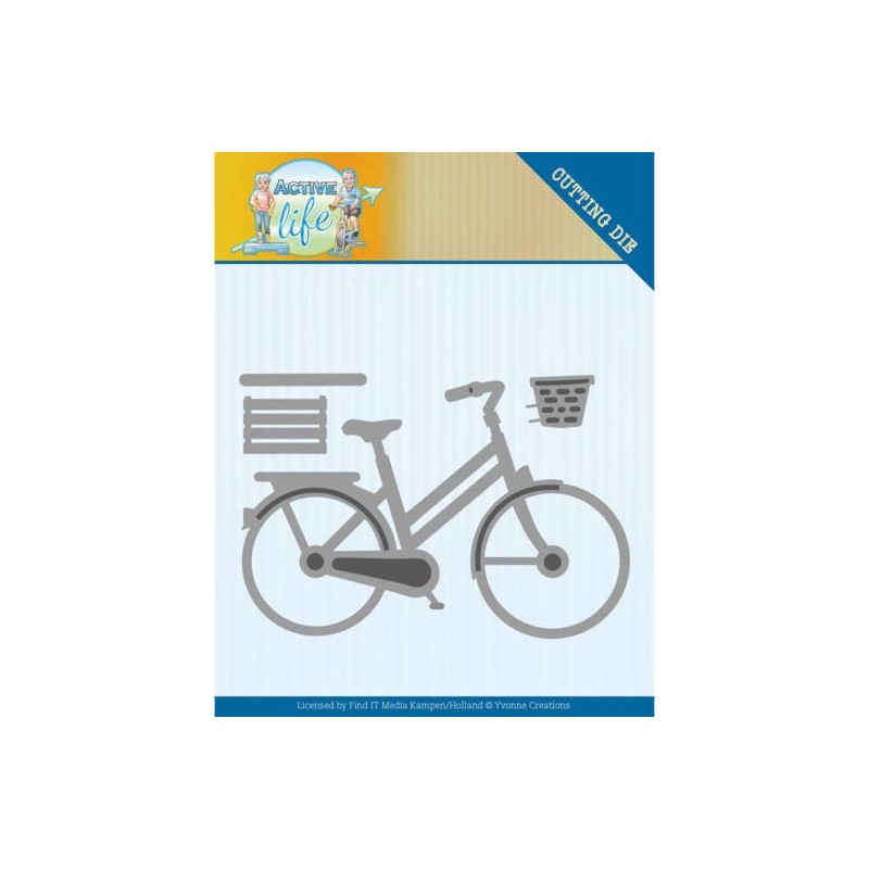 (YCD10195)Dies - Yvonne Creations - Active Life - Bicycle