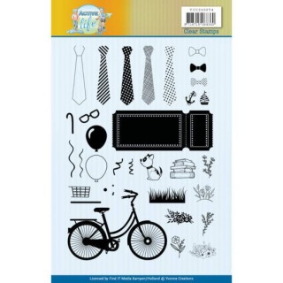(YCCS10054)Clear Stamps - Yvonne Creations - Active Life