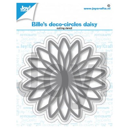 (6002/1401)Cutting dies Bille's deco circle daisy